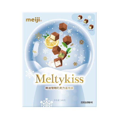 明治雪吻巧克力140g×1盒×1组