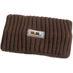 秋冬头巾发箍女百搭外出宽边绑发发饰针织运动发带女酷女生街头