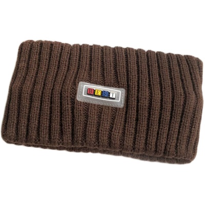 秋冬百搭风针织运动酷女生发带