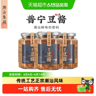 顺丰包邮 潮汕集锦普宁豆酱潮汕特产黄豆酱炒菜煮鱼砂锅粥调味料