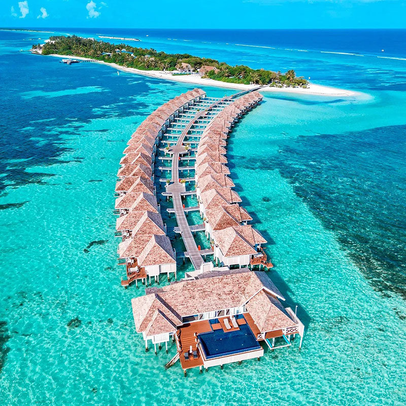 马尔代夫旅游六星级南丽世岛酒店5天4晚拖尾沙滩亲子蜜月自由旅行