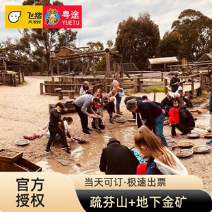 [疏芬山-大门票+地下金矿]澳大利亚墨尔本巴拉瑞特疏芬山淘金镇门票Sovereign Hill