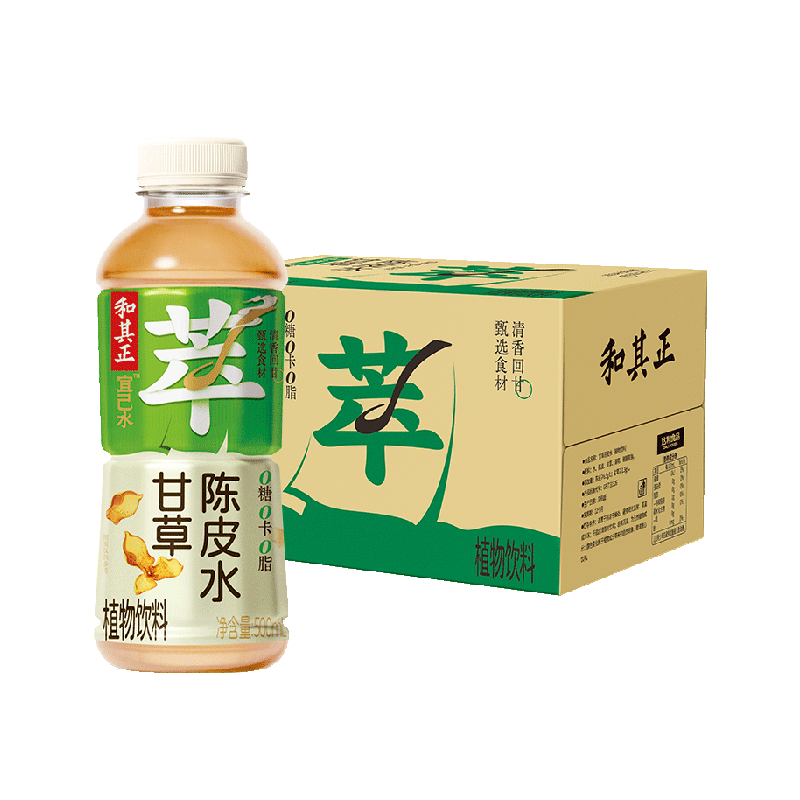 �������ʲݳ�Ƥ�˼�ˮ500ml*15ƿֲ����������װ 18.15Ԫ