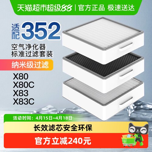 适配352X80/X83/X83C滤芯