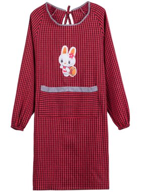 老粗布厨房有加肥干活衣服围裙