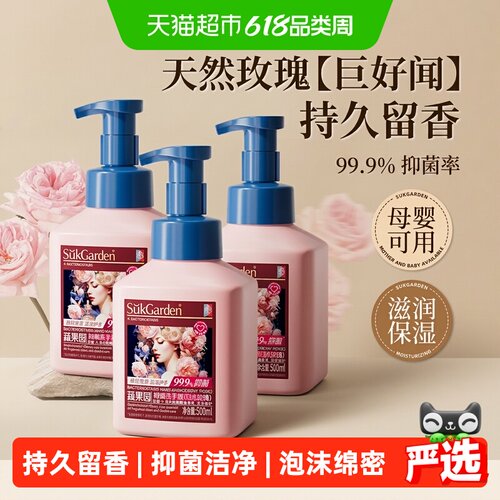 蔬果园婴幼儿泡沫抑菌洗手液植萃