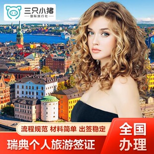 瑞典·旅游签证·南京送签·【全国办理】瑞典签证个人旅游欧洲申根签证加急预约申请北京上海广州