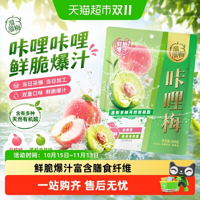 溜溜梅咔哩脆梅A级大青梅少糖