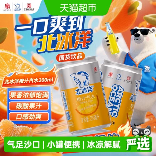 北冰洋迷你罐碳酸饮料24听