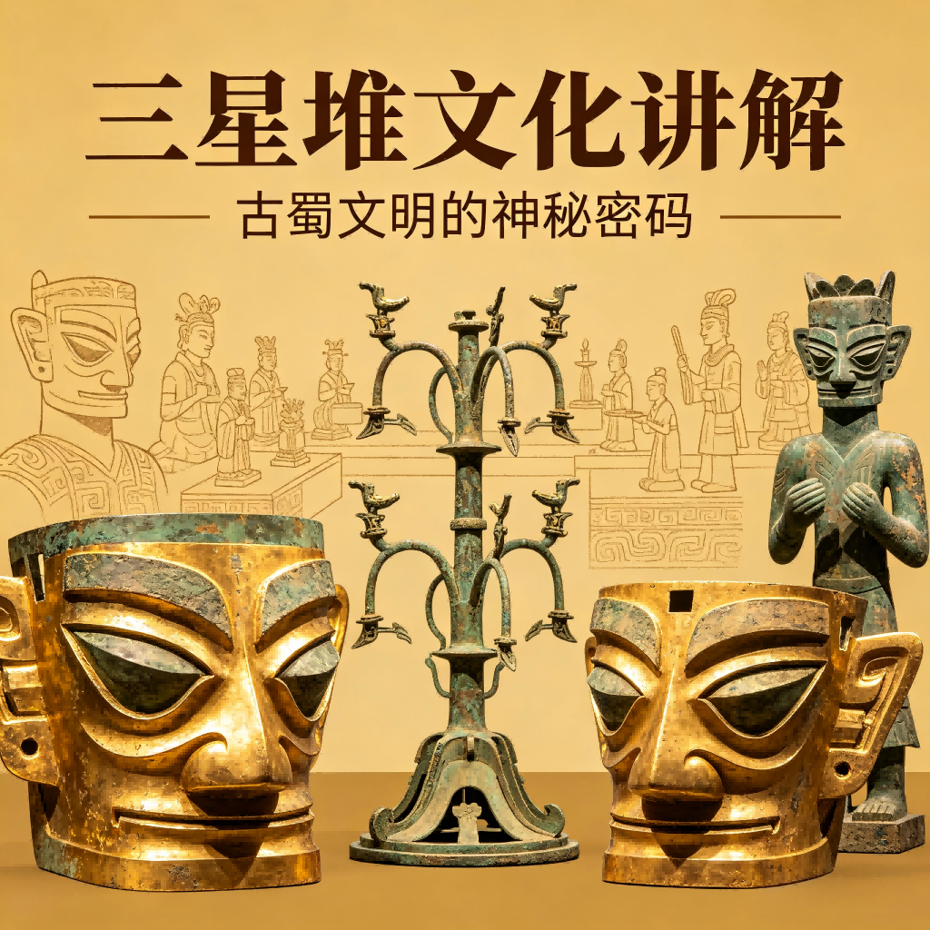 三星堆门票+3小时陈列馆+修复馆讲解(4-10人小团)