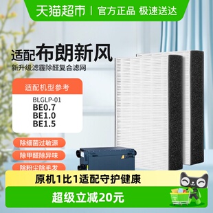 BE1.5新风主机BLGLP 01除甲醛集尘滤芯 BE1.0 适配美国布朗BE0.7