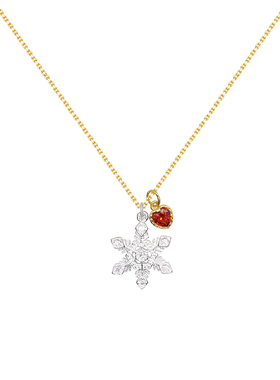 thisness圣诞特辑纯银雪花锆石