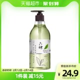 清新舒缓~ 六神茗茶植萃沐浴露清曦龙井（绿茶 洋甘菊）475ml*1瓶 立减+券后16.9元包邮