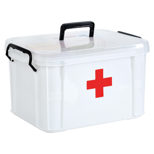 家庭装医药箱家用小型急救箱药物品医护疗用可爱收纳箱盒子大容量