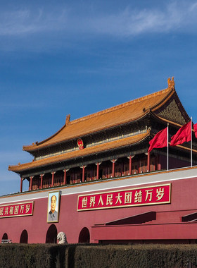 北京天安门广场升降旗人民大会堂城楼纪念堂军事门/票文化之旅/北京电子导览