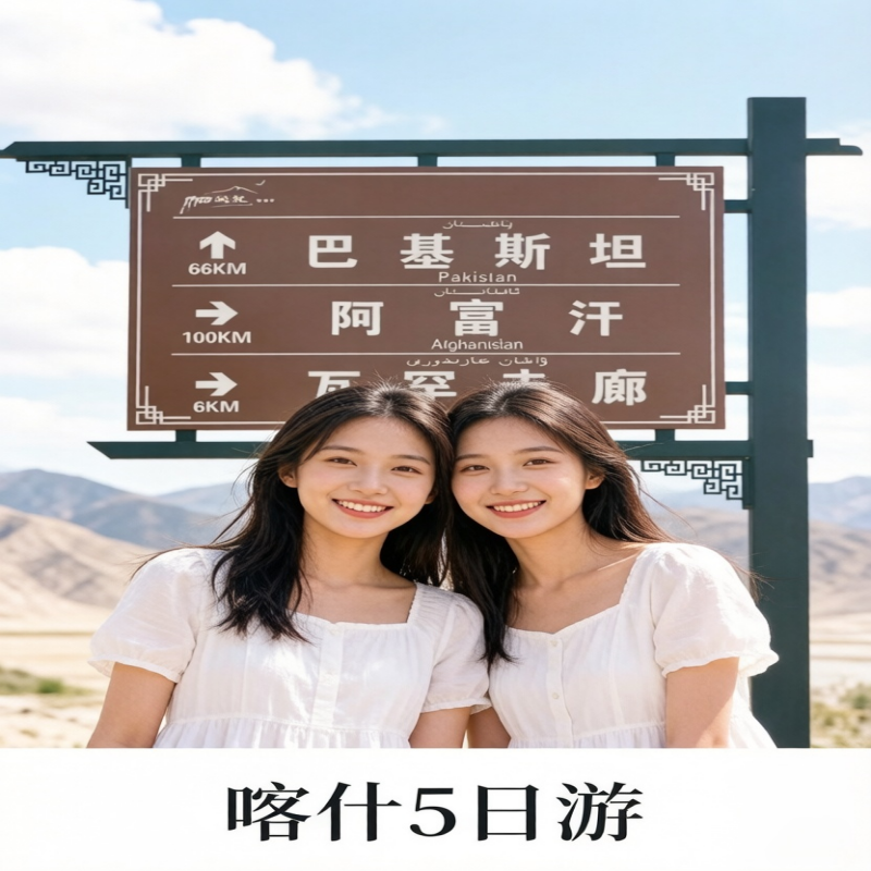 喀什帕米尔+慕士塔格冰川+盘龙古道+瓦罕走廊+白沙湖+喀湖5日游