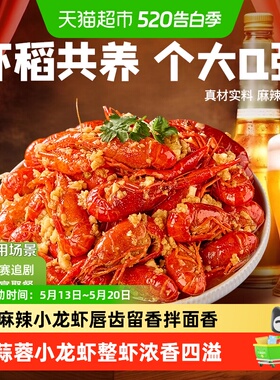 顺丰上门天海藏严选麻辣/蒜蓉小龙虾加热即食解馋夜宵