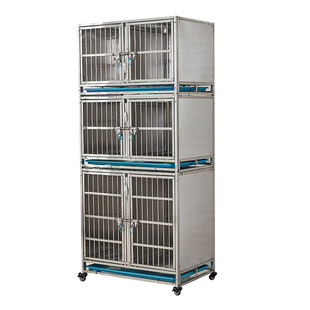 不锈钢寄养笼狗笼子母笼繁殖笼宠物寄养柜繁殖展示柜宠物店住院笼