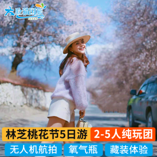 林芝桃花节来古冰川五日游然乌湖5天4晚游 西藏拉萨旅游 5人团