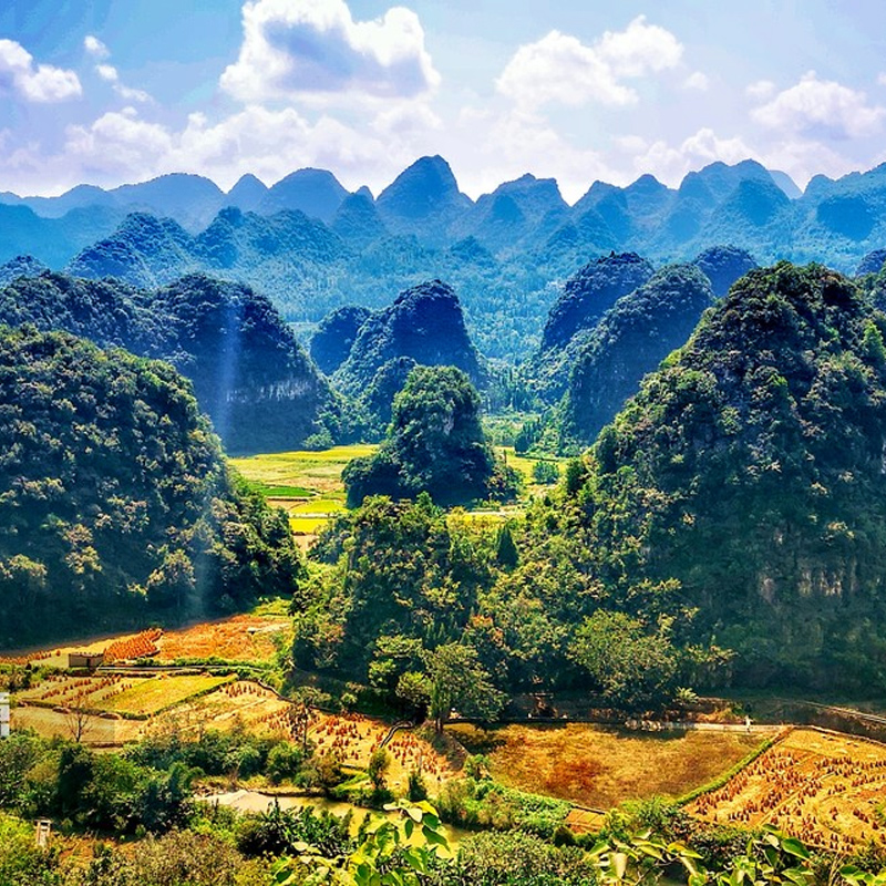 7人内小团 贵州旅游6天5晚安顺黄果树小七孔兴义万峰林马岭河西江