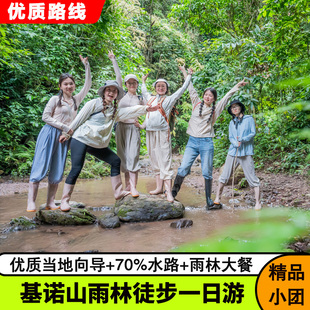 【优质路线】西双版纳基诺山雨林徒步小团一日游70%水路亲子研学