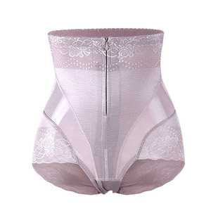 大码拉链塑身美体裤cd变装伪娘内裤紧身收腹裤男扮女装大佬束身裤