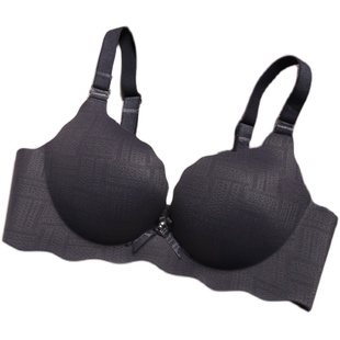 加厚杯5cm内衣女小胸聚拢加厚平胸显大无钢圈无痕一片式文胸套装