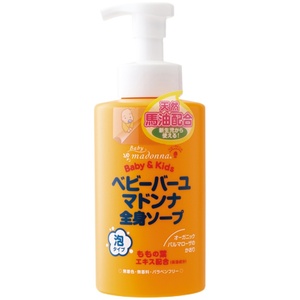 madonna 麦多娜婴儿泡泡沐浴露洗发水二合一儿童新生儿宝宝洗护