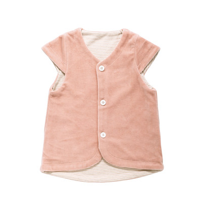 乐桃和家有机天鹅绒空气层马甲