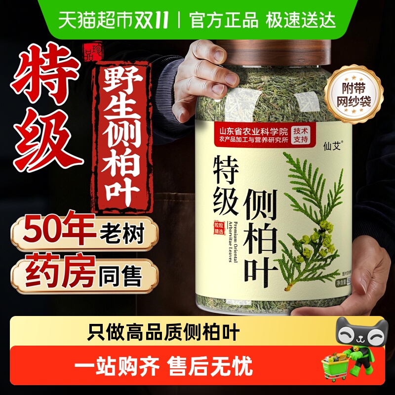 特级老树侧柏叶现摘现发