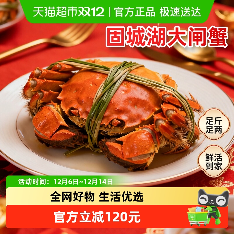 渔传播固城湖大闸蟹礼盒