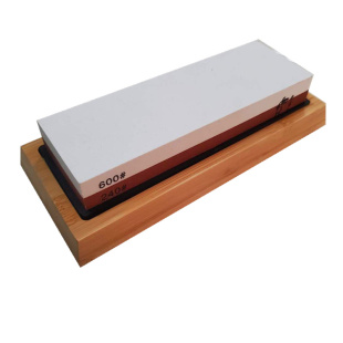 400目1000目特大号家用磨刀石白刚玉油石开刃粗磨细磨水滴青菜刀