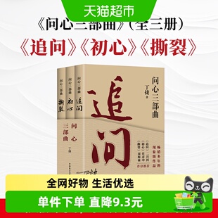 问心三部曲新版全三册追问初心撕裂丁捷著反腐警示录反腐纪实
