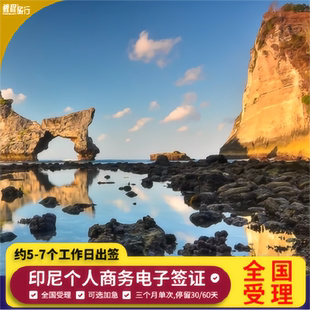 印度尼西亚·商务签证·全国送签·3个月单次个人商务电子签/60天停留/拒签全退/简化办理/免担保免邀请函