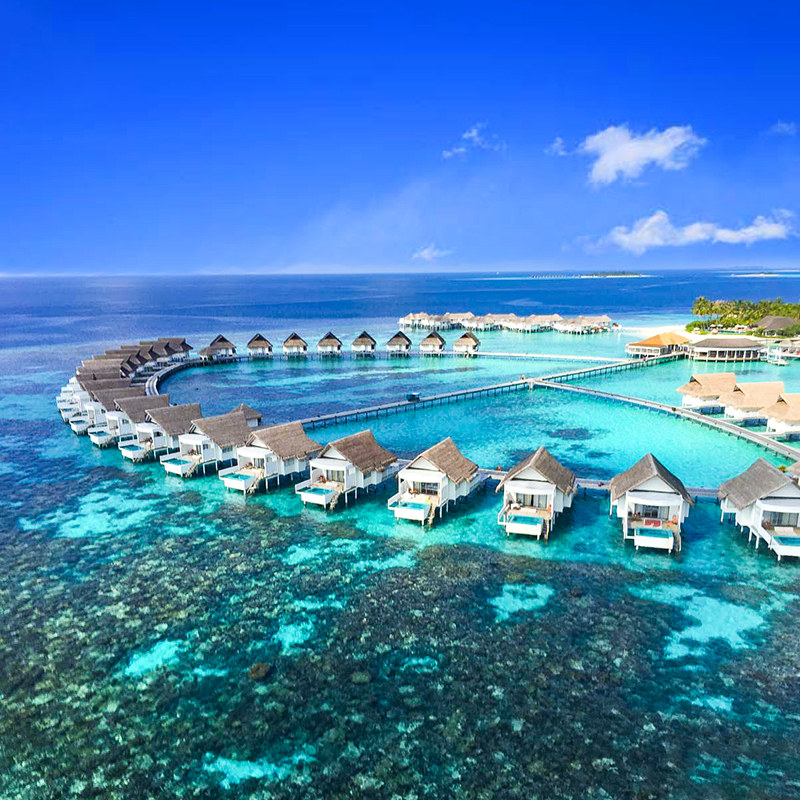 马尔代夫旅游五星级中央格兰德岛6天4晚蜜月亲子一价全包自由行