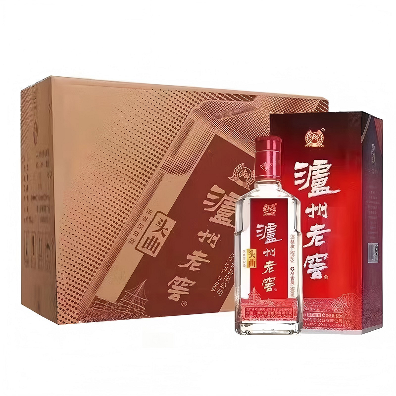 泸州老头曲浓香型白酒52度500ml×1瓶/2瓶/6瓶 过节送礼 京东配送