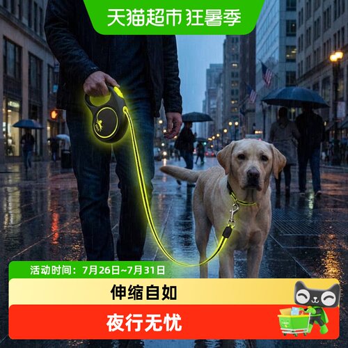 FLEXI福莱希德国夜行无忧牵引绳