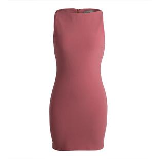 BECBRIDGE肯豆同款显瘦百搭一字肩连衣裙2025新款女夏甜辣神仙裙