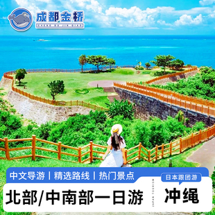 日本冲绳北部南部中部一日游观鲸万座毛美丽海水族馆濑长岛知念岬