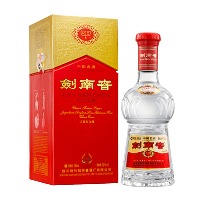剑南春水晶剑52度500ml浓香白酒