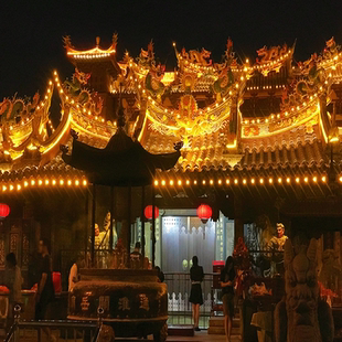 泉州古城夜游 关帝庙-清净寺-厚诚祖师宫-文庙-金鱼巷-1.5小时