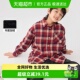 加绒中大童格子印花衬衣上衣潮休闲 儿童长袖 巴拉巴拉童装 男童衬衫