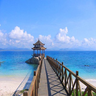 经典纯玩三亚旅游海南三亚5天4晚跟团游蜈支洲岛飞猪旅行