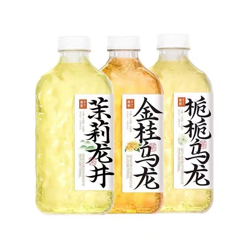 果子熟了无糖茶饮料970mlx6瓶金桂乌龙栀栀茉莉0糖0脂0卡D