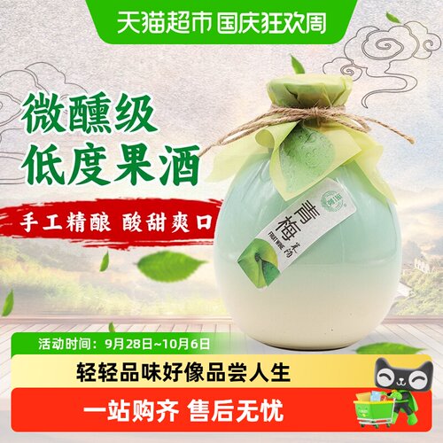 浙一家手工精酿低度微醺青梅蜜桃