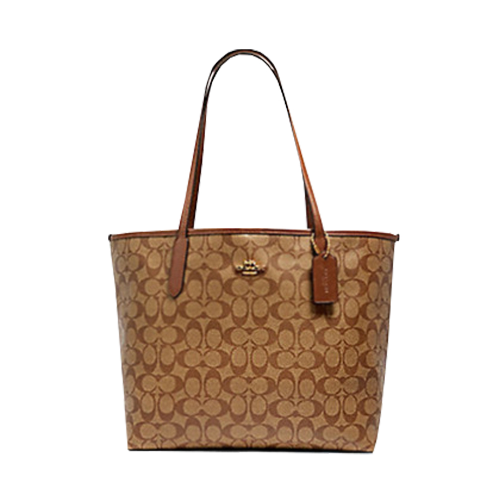 【直营】COACH/蔻驰女士CITY TOTE单肩包手提托特包-5696时尚女包