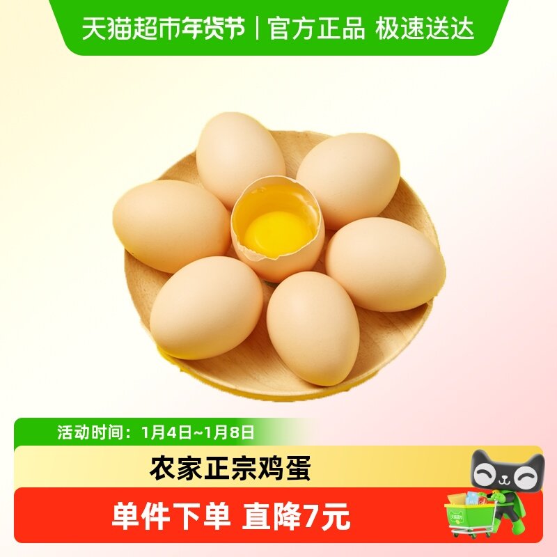 口袋饱饱食品新鲜土鸡蛋20枚