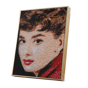 圣诞节跨年钉子画diy手工制作生日礼物女生送女朋友照片拼图定制