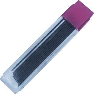 学生0.9mm自动铅笔芯替芯 HB/2B/4B/淡彩色芯60mm长 较粗书写绘图