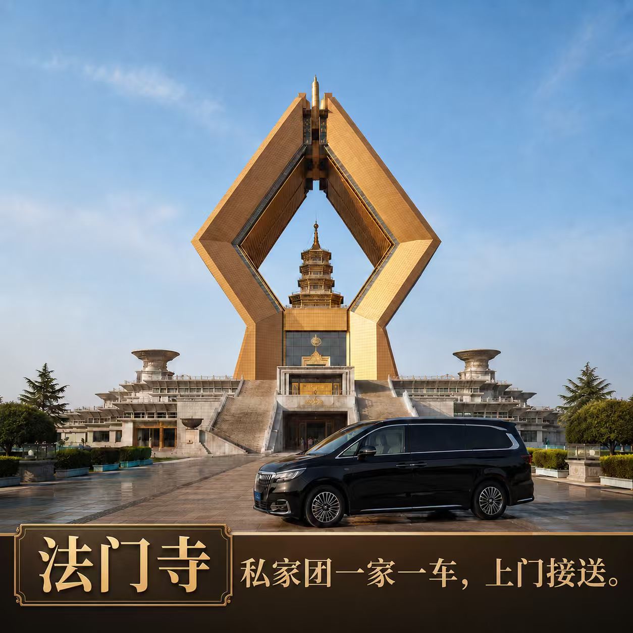 【纯玩私家团】法门寺-乾陵一日游|一家一车|含门票导游|无购物